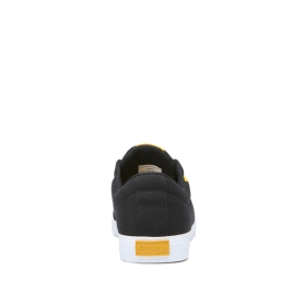 Mens Supra Low Top Shoes STACKS II VULC Black/Golden/white | AU-79246